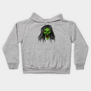 Banshee Scream Green Kids Hoodie